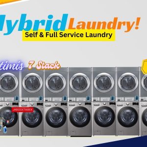 Hybrid Laundry - Self & Full Service Laundry Optimis 7 Stack