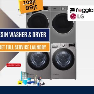 Washer LG20kg & 2 Dryer Foggia 16KG
