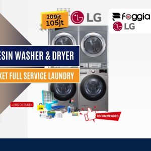 2 Washer LG20kg & 2 Dryer LG 15KG