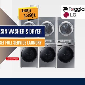 2 Washer LG20kg & 2 Dryer LG 15KG