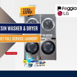 2 Washer LG20kg & 2 Dryer LG 15KG
