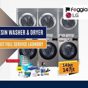 3 Washer LG20kg & 3 Dryer LG15Kg