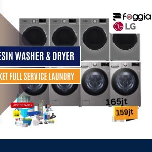 4 Washer LG20kg & 4 Dryer Foggia 16KG