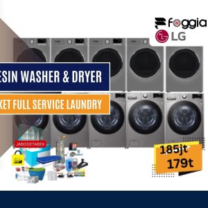 5 Washer LG20kg & 5 Dryer Foggia 16KG