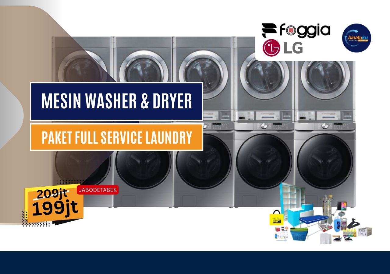 5 Washer Samsung LG16kg & 5 Dryer LG 15KG